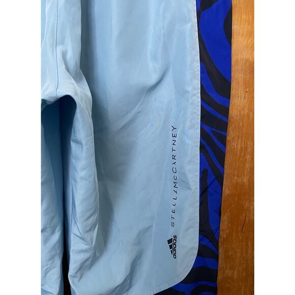 ADIDAS BY STELLA MCCARTNEY LOOSE FIT TRACK PANTS Jogger Blue Orange Zip Ankles M - Picture 6 of 8